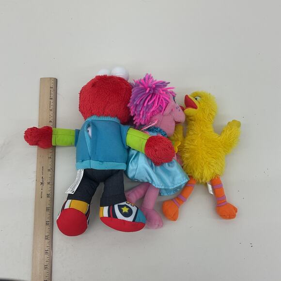 Mixed Sesame Street Character Plush Dolls Big Bird Elmo Abby Cadabby - Picture 2 of 4